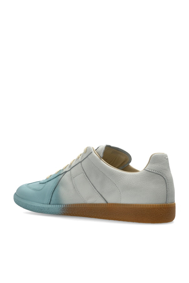 Maison Margiela BLUE Leather sports shoes 5