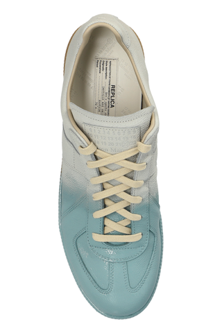 Maison Margiela BLUE Leather sports shoes 6