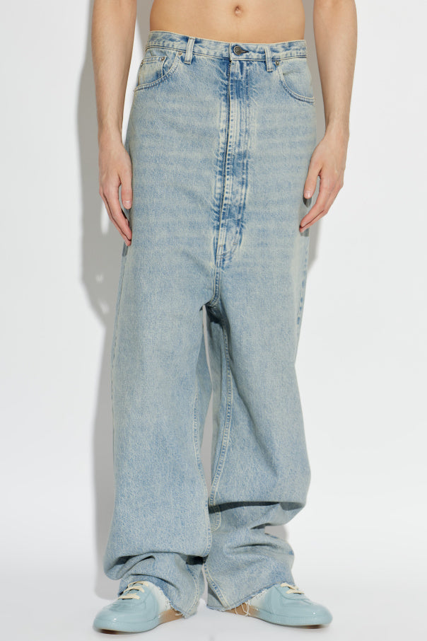 Maison Margiela BLUE Wide-leg jeans 3