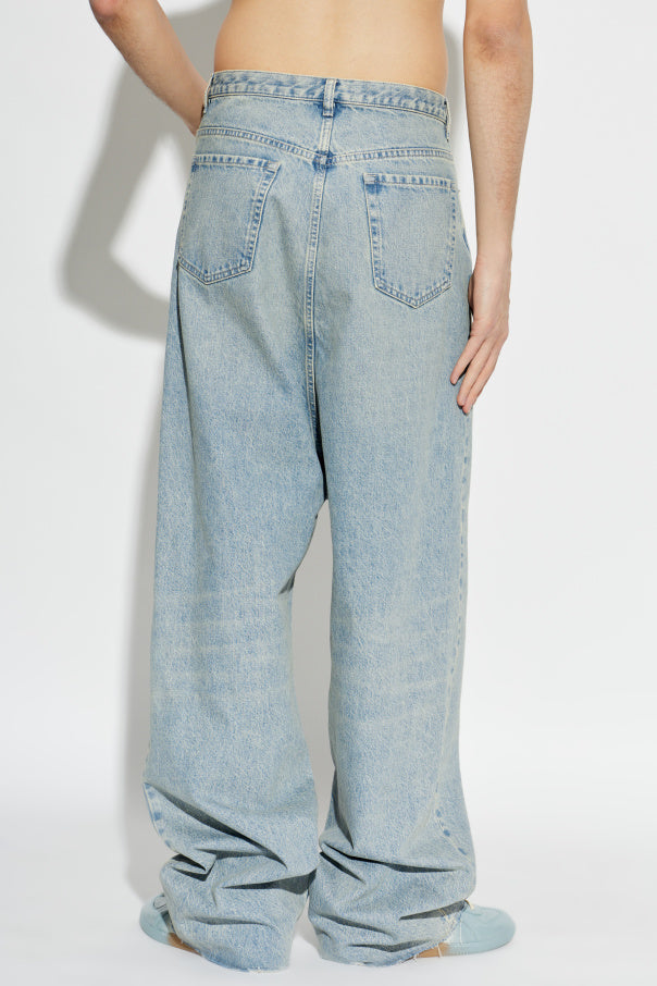 Maison Margiela BLUE Wide-leg jeans 4