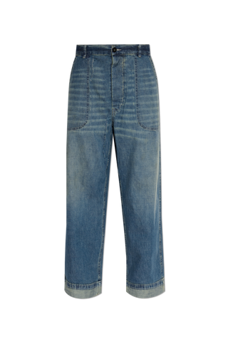 Maison Margiela NAVY BLUE Wide-leg jeans 1