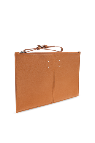 Maison Margiela BROWN Leather pouch from the ‘Dress-age’ collection 5