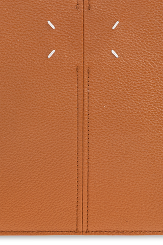 Maison Margiela BROWN Leather pouch from the ‘Dress-age’ collection 7