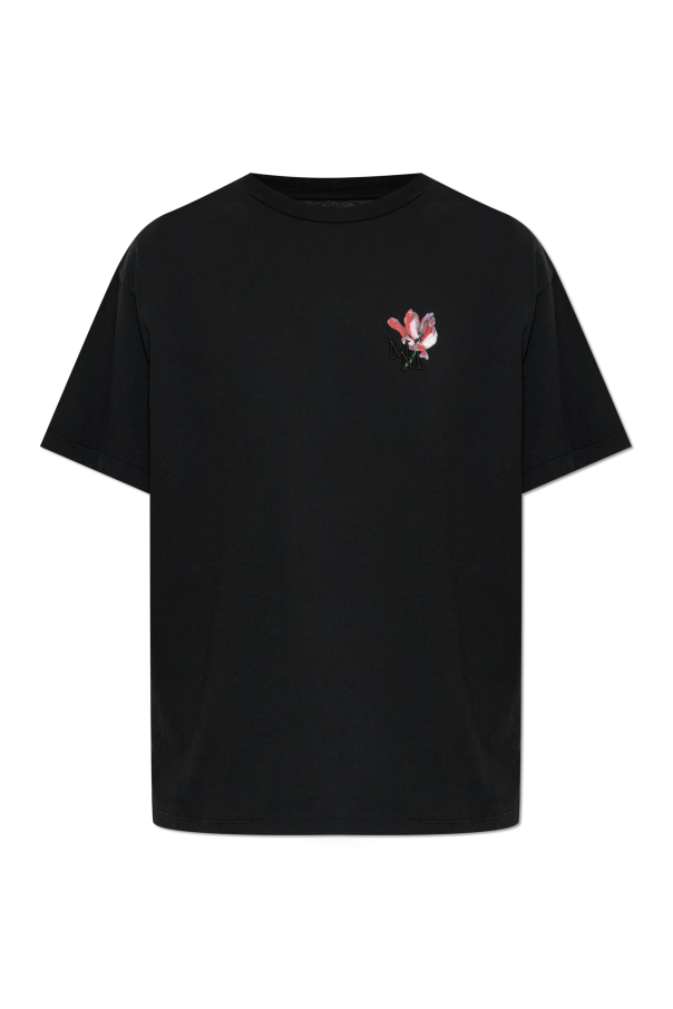 Maison Margiela BLACK T-shirt with print 1