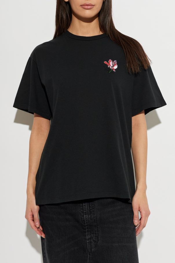 Maison Margiela BLACK T-shirt with print 3