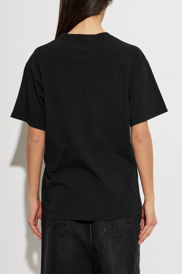 Maison Margiela BLACK T-shirt with print 4