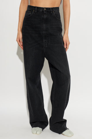 Maison Margiela BLACK Wide-leg jeans 3