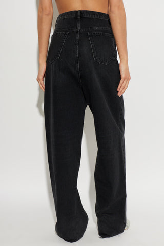 Maison Margiela BLACK Wide-leg jeans 4