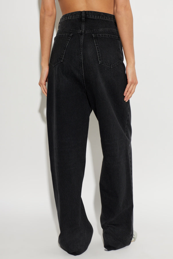 Maison Margiela BLACK Wide-leg jeans 4