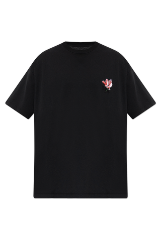 Maison Margiela BLACK T-shirt with print 1