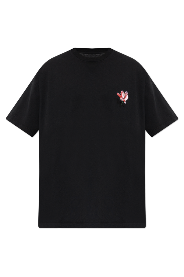Maison Margiela BLACK T-shirt with print 1
