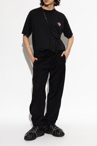Maison Margiela BLACK T-shirt with print 2