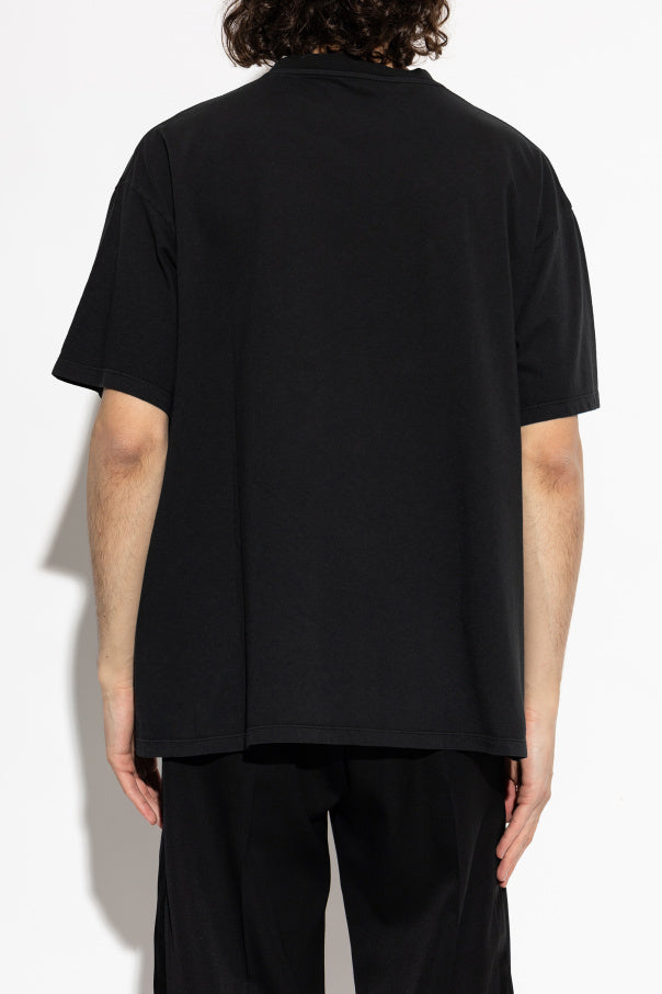 Maison Margiela BLACK T-shirt with print 4