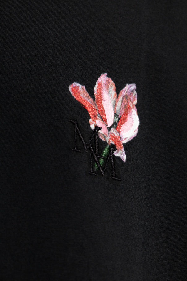 Maison Margiela BLACK T-shirt with print 5