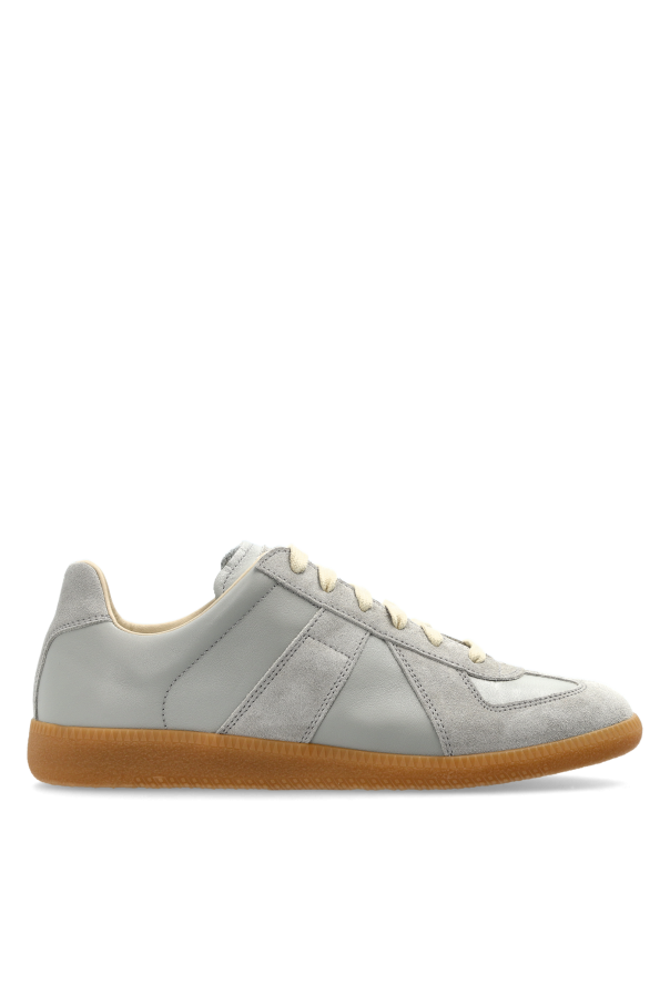 Maison Margiela GREY Leather sports shoes 1