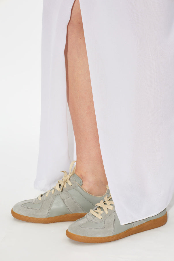 Maison Margiela GREY Leather sports shoes 2