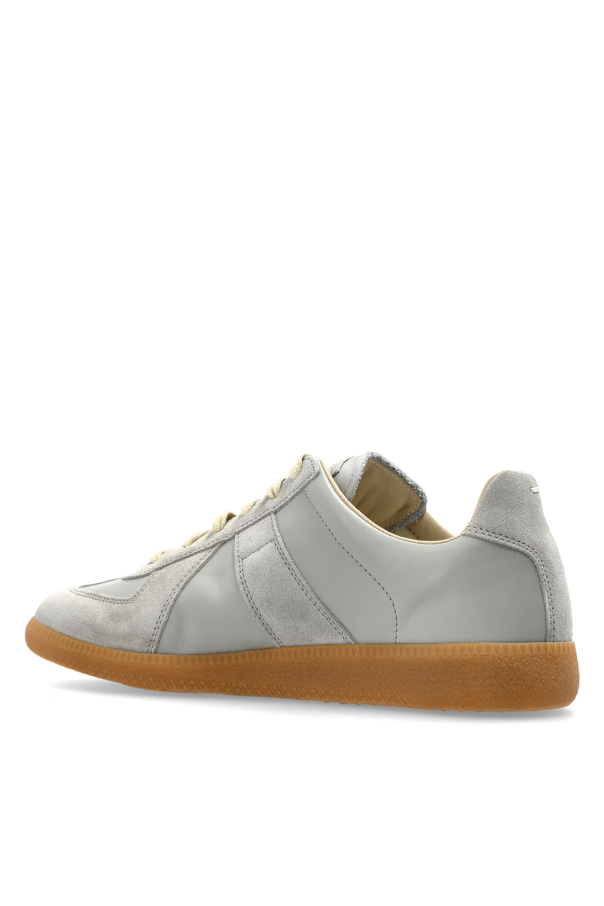 Maison Margiela GREY Leather sports shoes 5