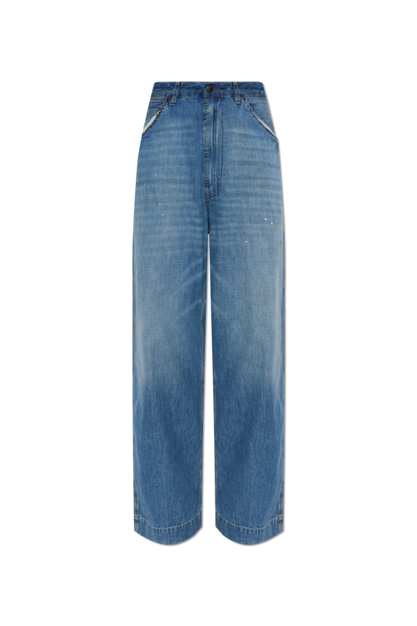 Maison Margiela BLUE Wide-leg jeans 1