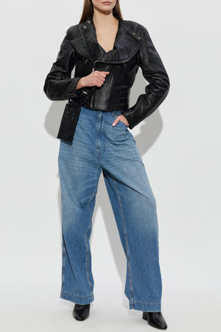 Maison Margiela BLUE Wide-leg jeans 2