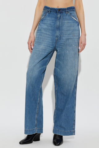 Maison Margiela BLUE Wide-leg jeans 3