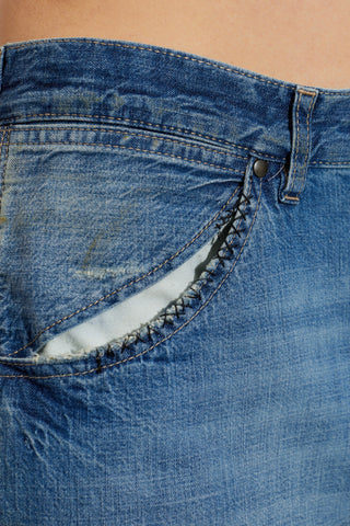 Maison Margiela BLUE Wide-leg jeans 5