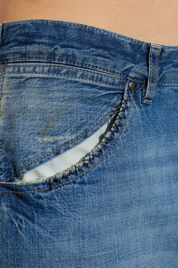 Maison Margiela BLUE Wide-leg jeans 5