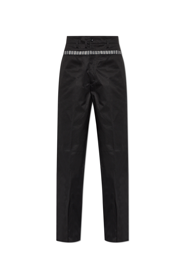 Maison Margiela BLACK Cotton trousers 1