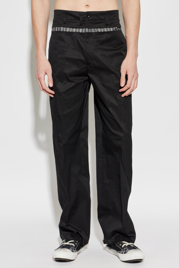 Maison Margiela BLACK Cotton trousers 3