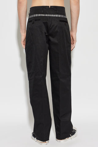Maison Margiela BLACK Cotton trousers 4