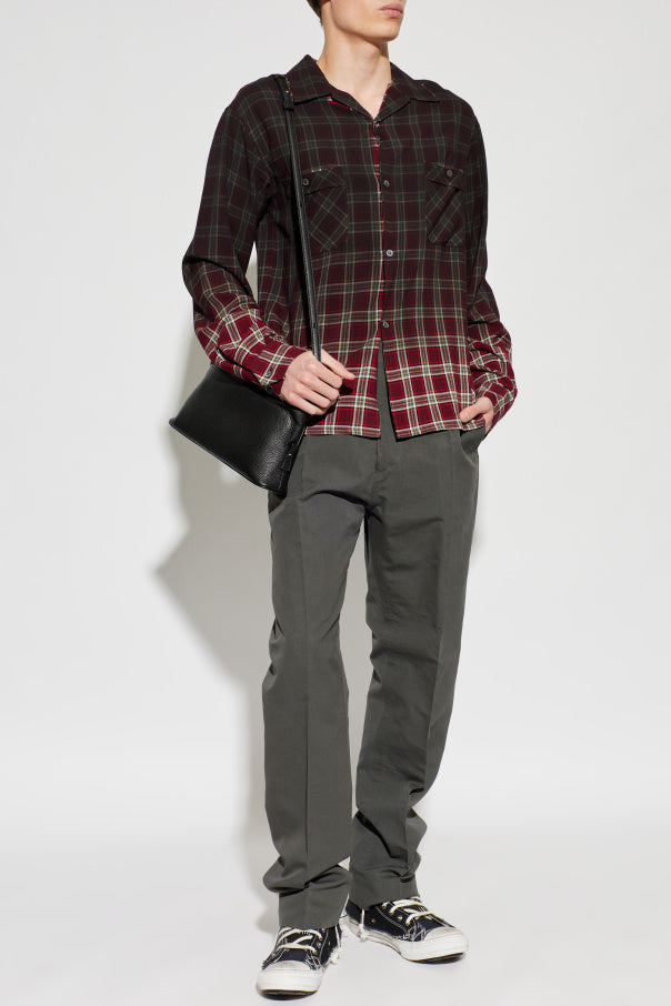 Maison Margiela GREY Cotton trousers 2
