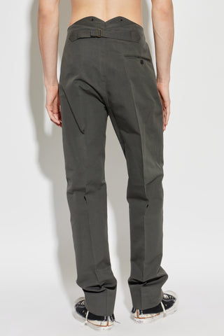 Maison Margiela GREY Cotton trousers 4