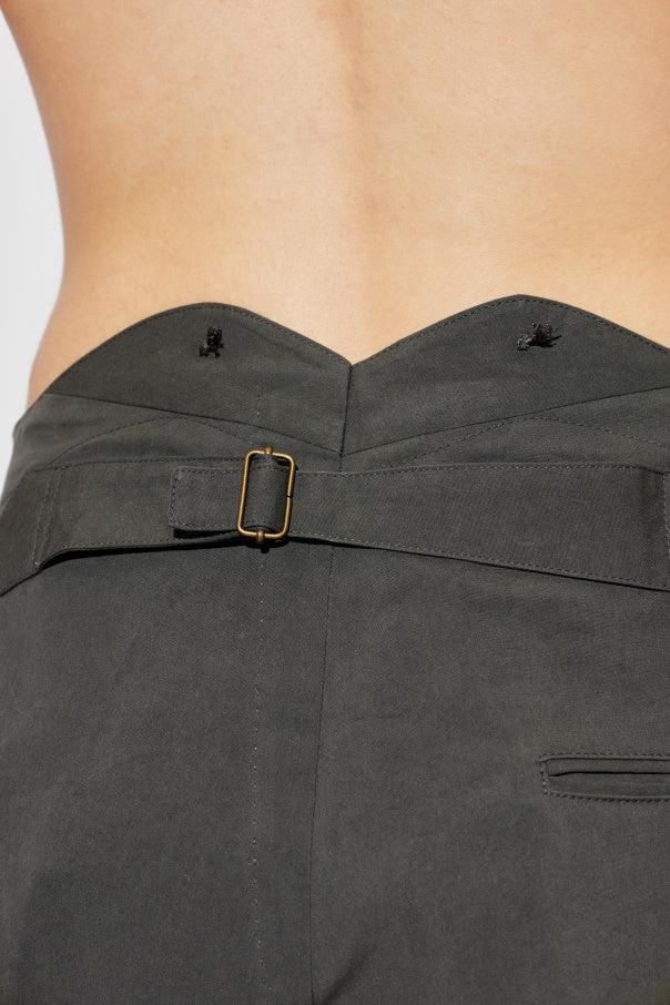 Maison Margiela GREY Cotton trousers 5