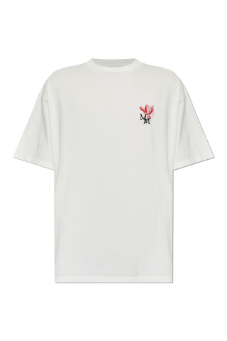 Maison Margiela WHITE T-shirt with logo 1