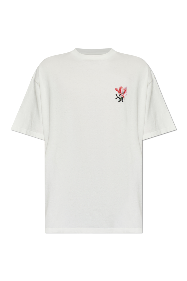 Maison Margiela WHITE T-shirt with logo 1