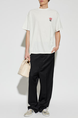 Maison Margiela WHITE T-shirt with logo 2
