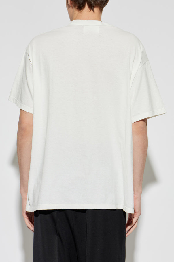 Maison Margiela WHITE T-shirt with logo 4