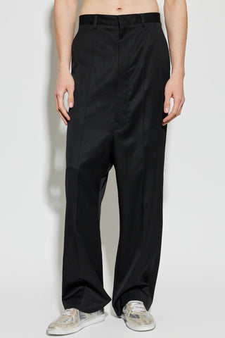 Maison Margiela BLACK Wool pleated trousers 3