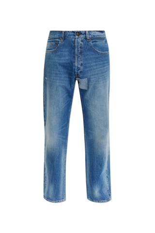Maison Margiela BLUE Jeans with a `vintage` effect 1