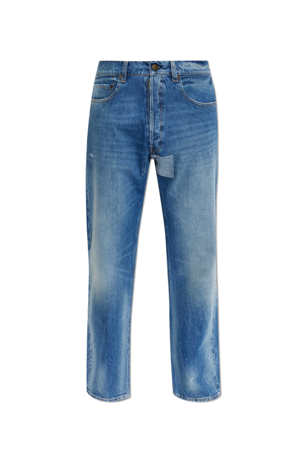 Maison Margiela BLUE Jeans with a `vintage` effect 1