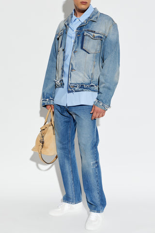 Maison Margiela BLUE Jeans with a `vintage` effect 2