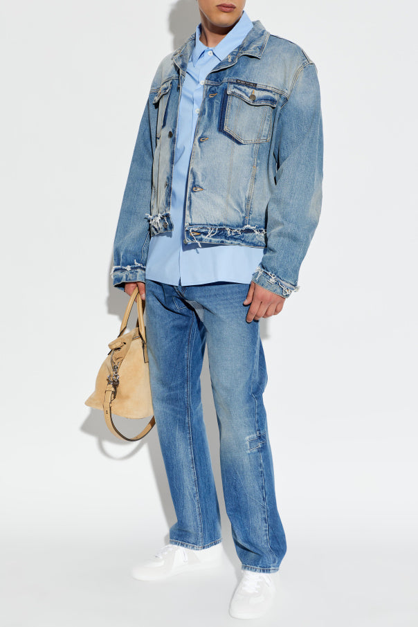 Maison Margiela BLUE Jeans with a `vintage` effect 2