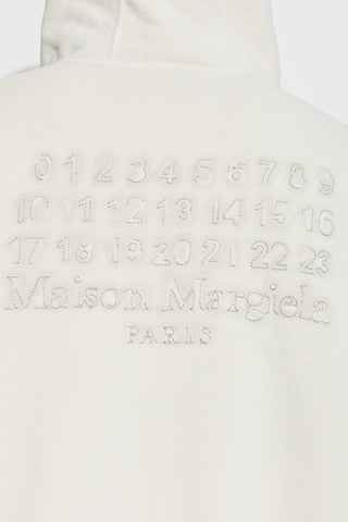 Maison Margiela cream Hoodie 5