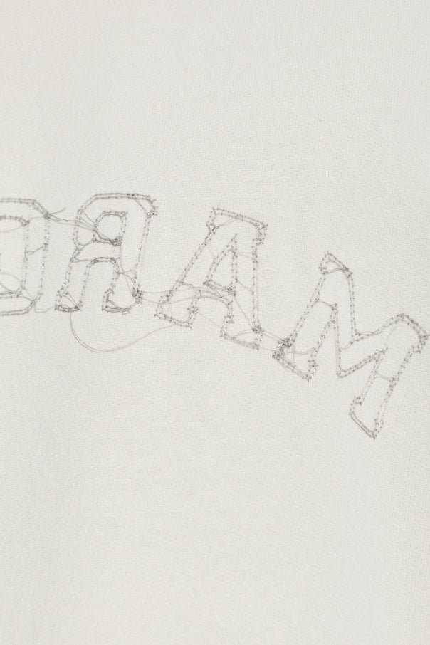 Maison Margiela cream Sweatshirt with logo 5