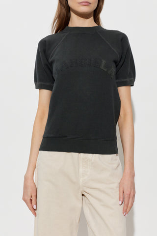 Maison Margiela BLACK T-shirt with logo 3