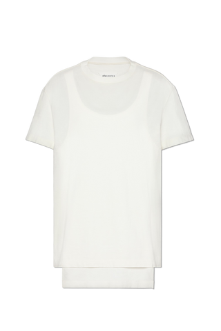 Maison Margiela WHITE Cotton T-shirt 1