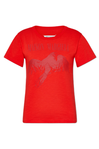 Maison Margiela RED T-shirt with print 1