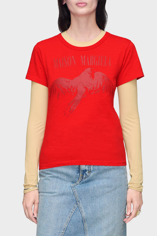 Maison Margiela RED T-shirt with print 3