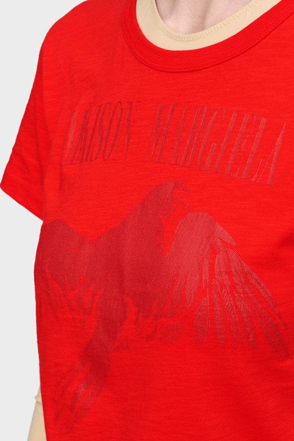 Maison Margiela RED T-shirt with print 5