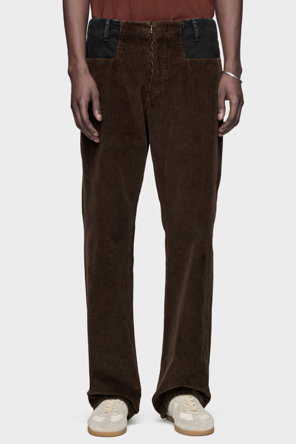 Maison Margiela BROWN Corduroy trousers 3