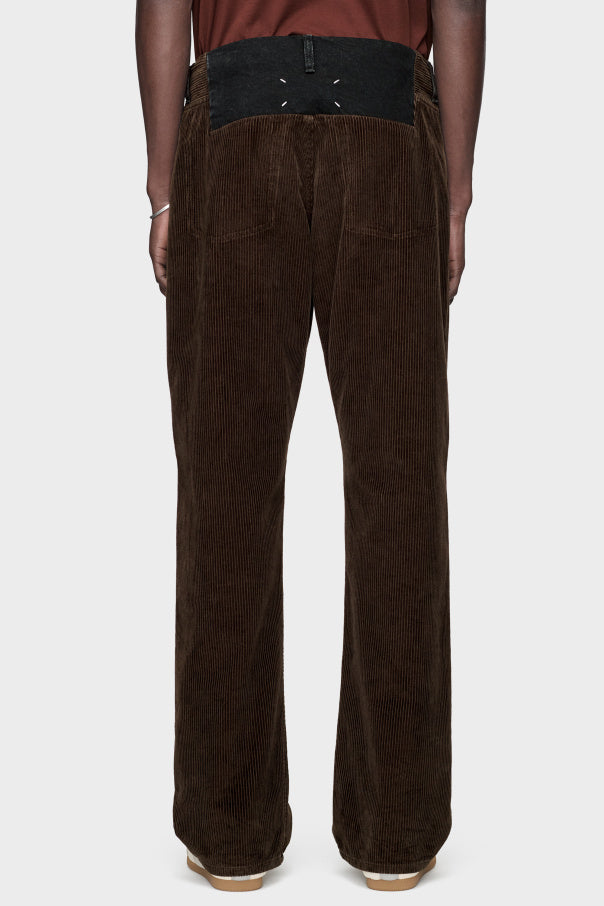 Maison Margiela BROWN Corduroy trousers 4